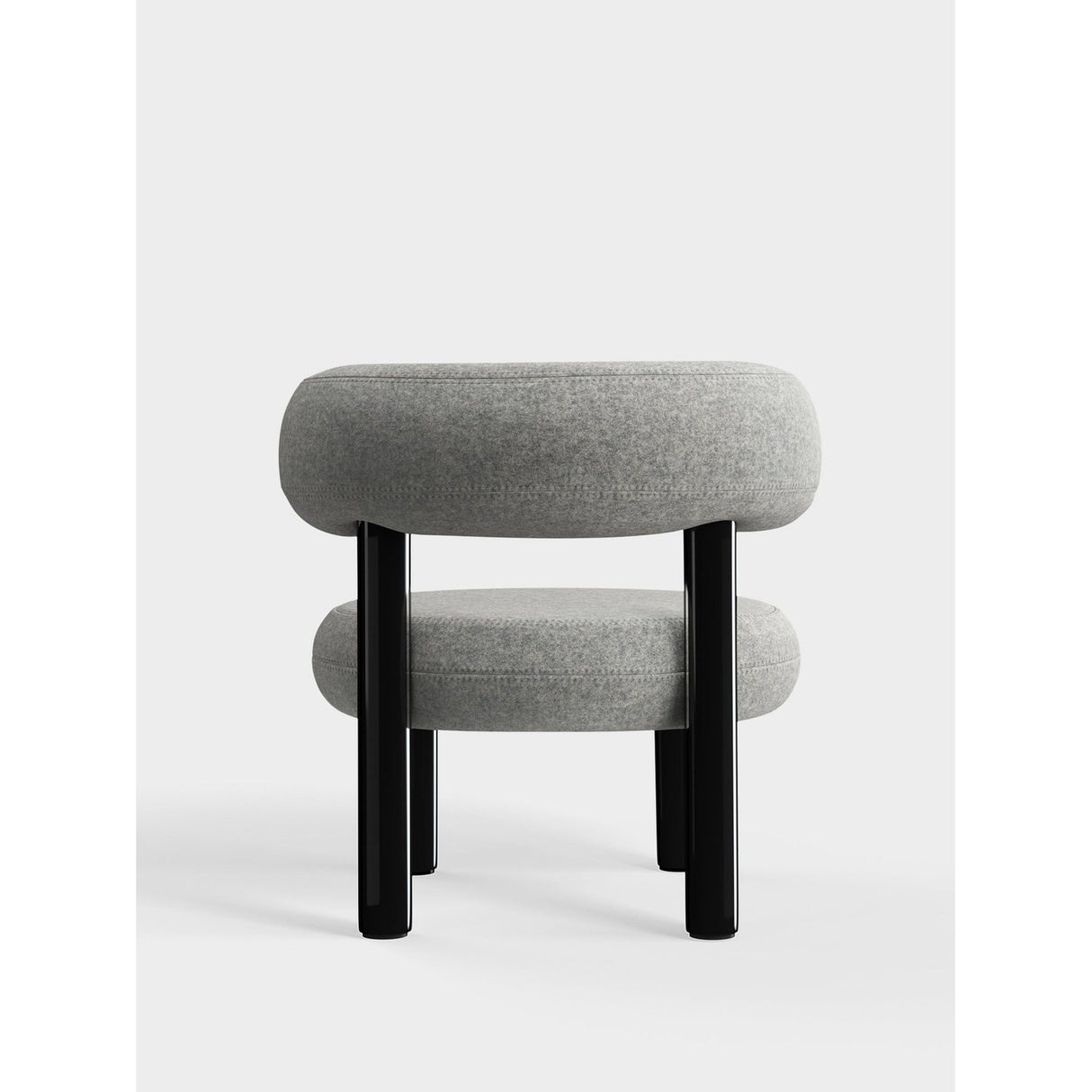 Fat Loungestol Divina Melange Light Grey BLS