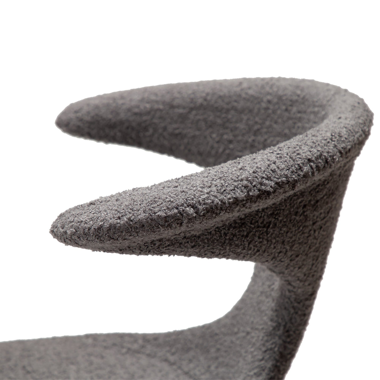 Flair Stol Stone Bouclé, Black