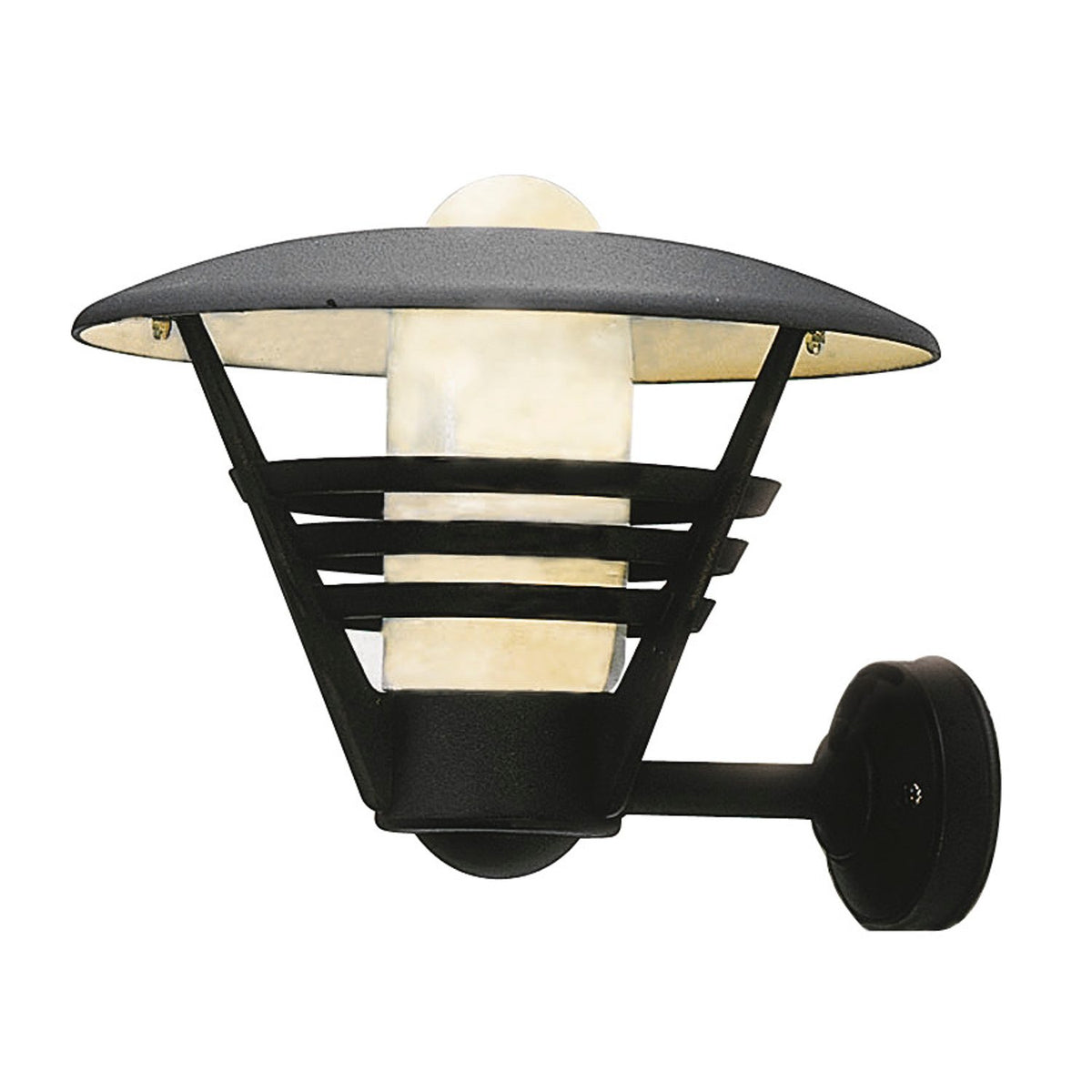 Gemini E27 Vägglampa Ute Mattsvart