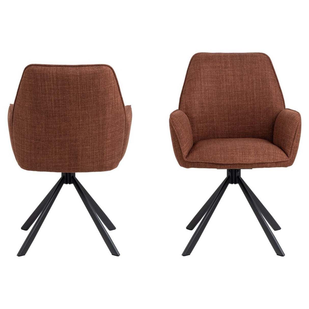 Bayonne Karmstol Basel tyg Terrakotta