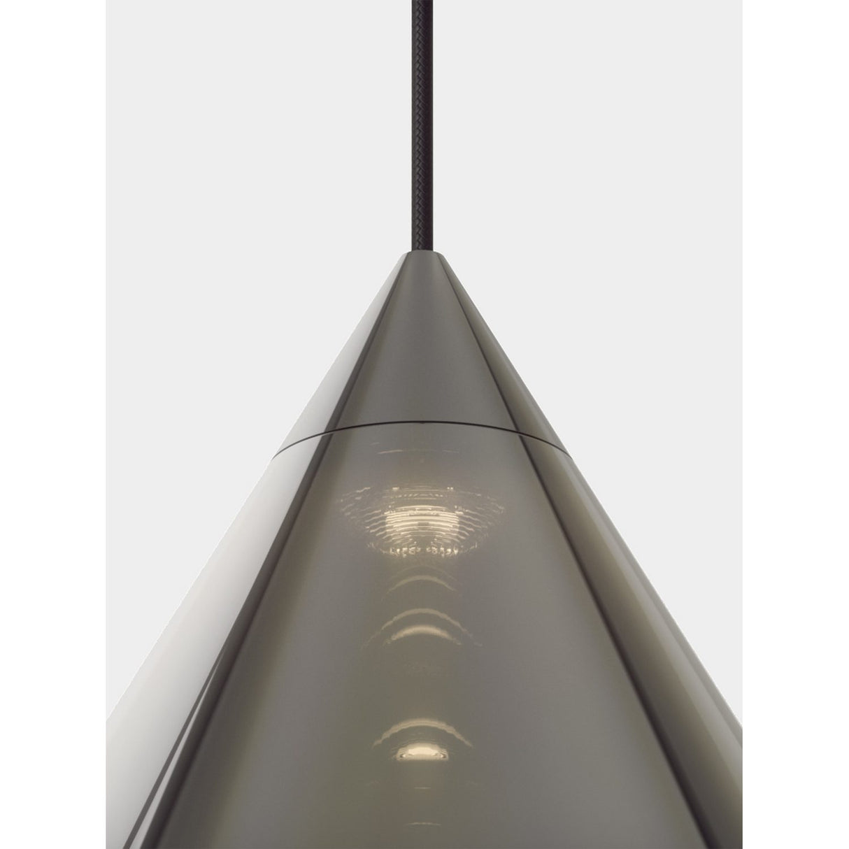 Flare Top Pendellampa Silver
