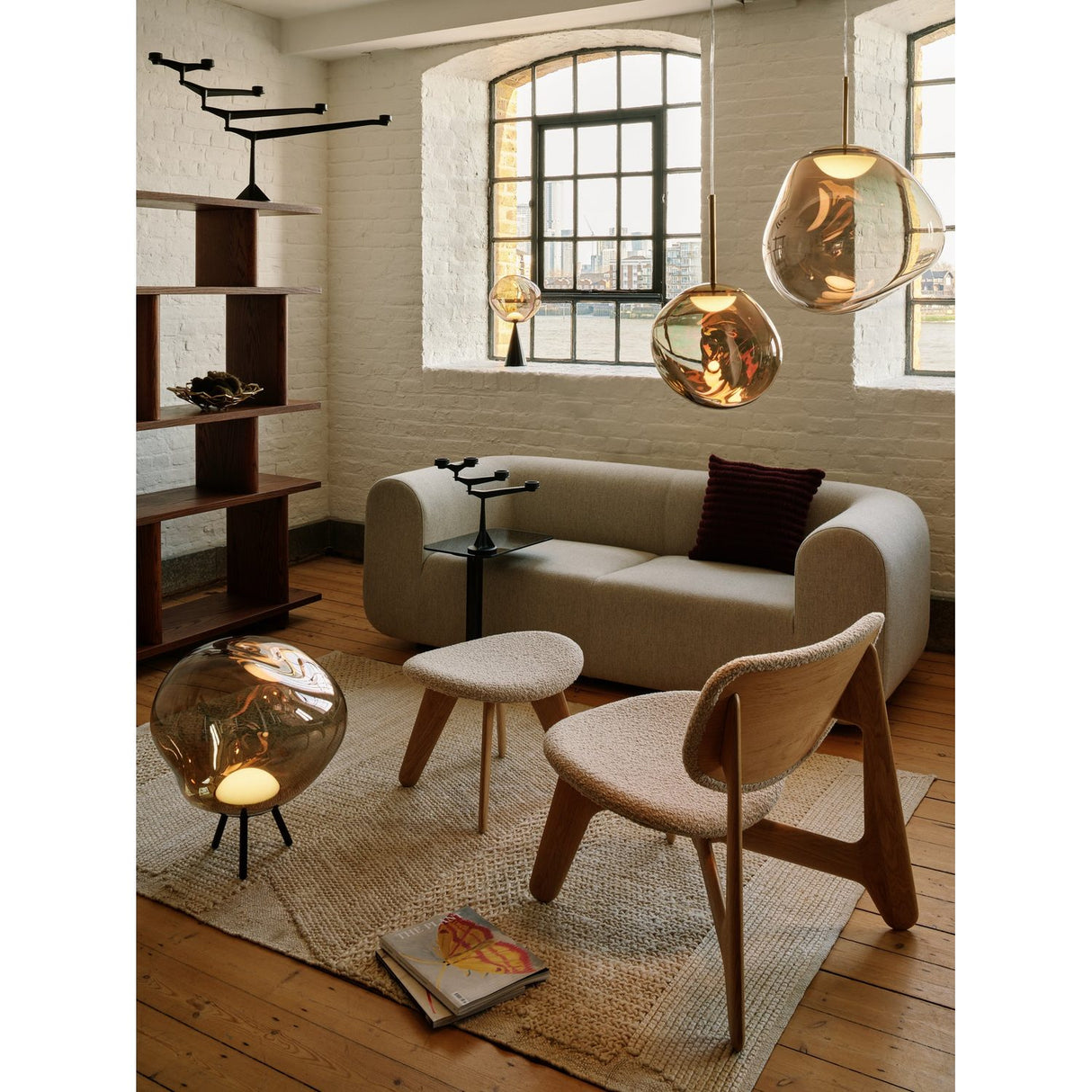 Melt Pendellampa LED Bronze