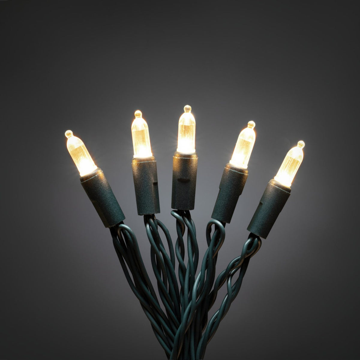 LED grön kabel 24V/IP44 Ljusslinga Ute 29.85m, Varmvit