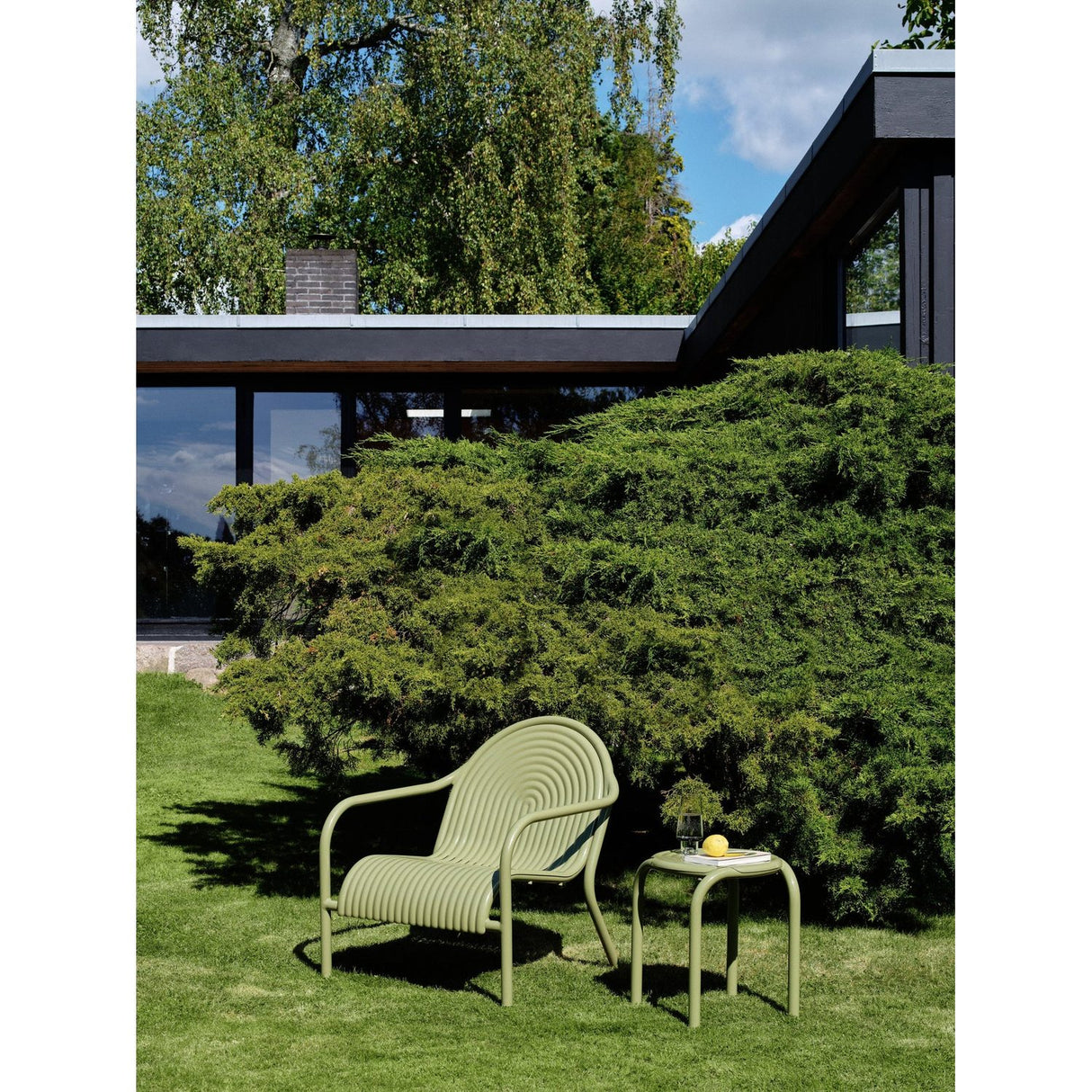 Groove Loungefåtölj Moss
