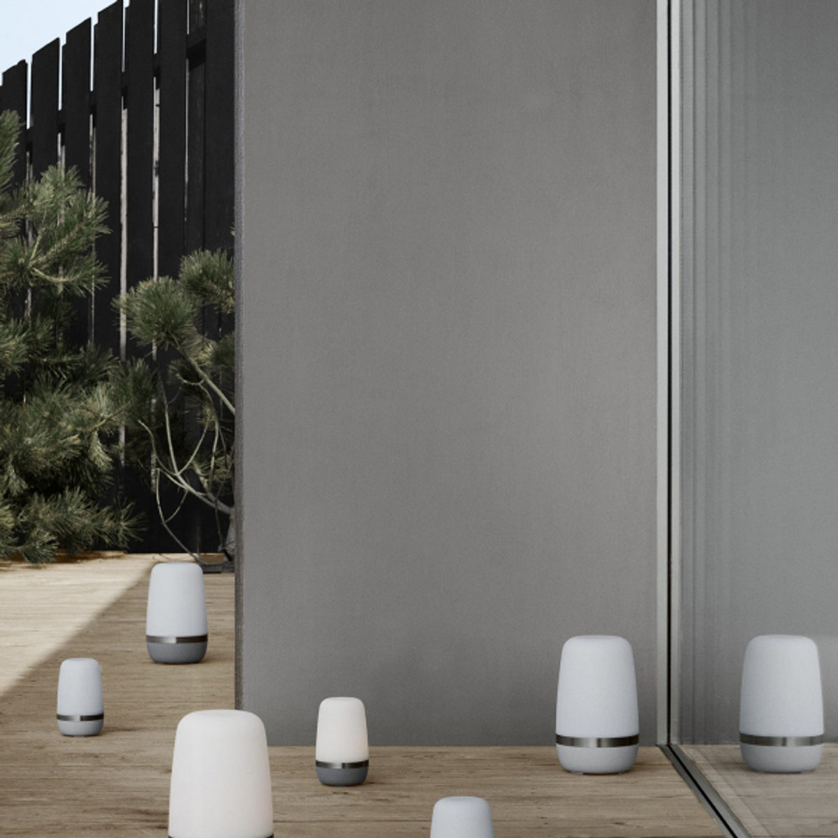 Spirit led 15 cm Utomhuslampa Platinum Gray