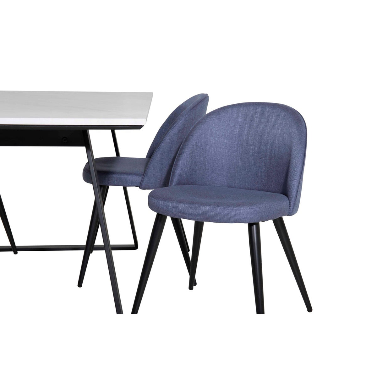 Estelle, Velvet Rektangulär matgrupp