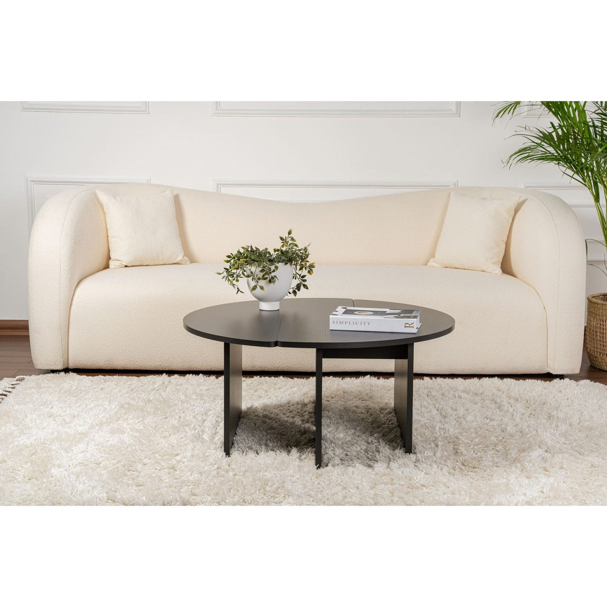 Salma Soffbord Wood Black