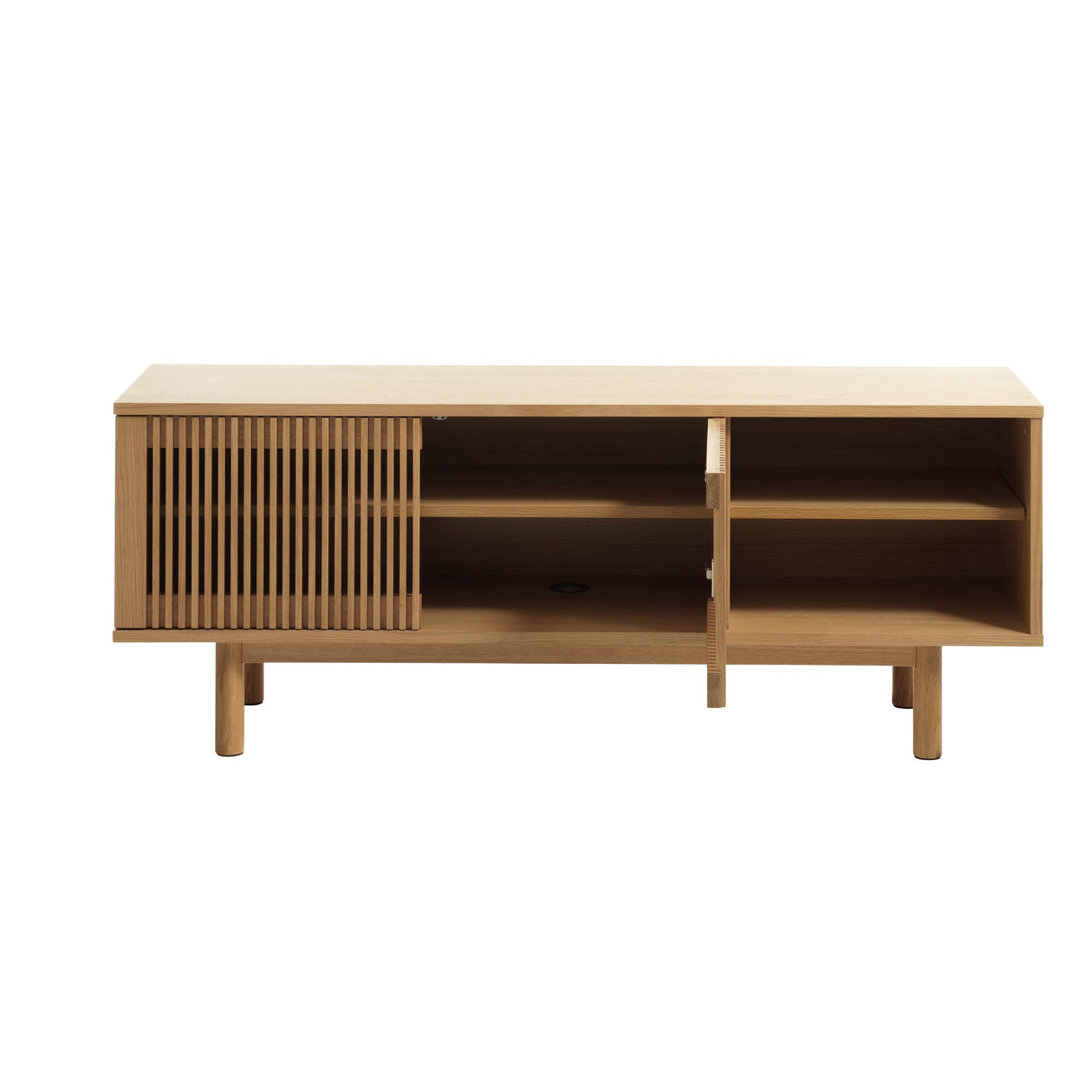 Lido Mediabänk 143 cm Naturlig ek