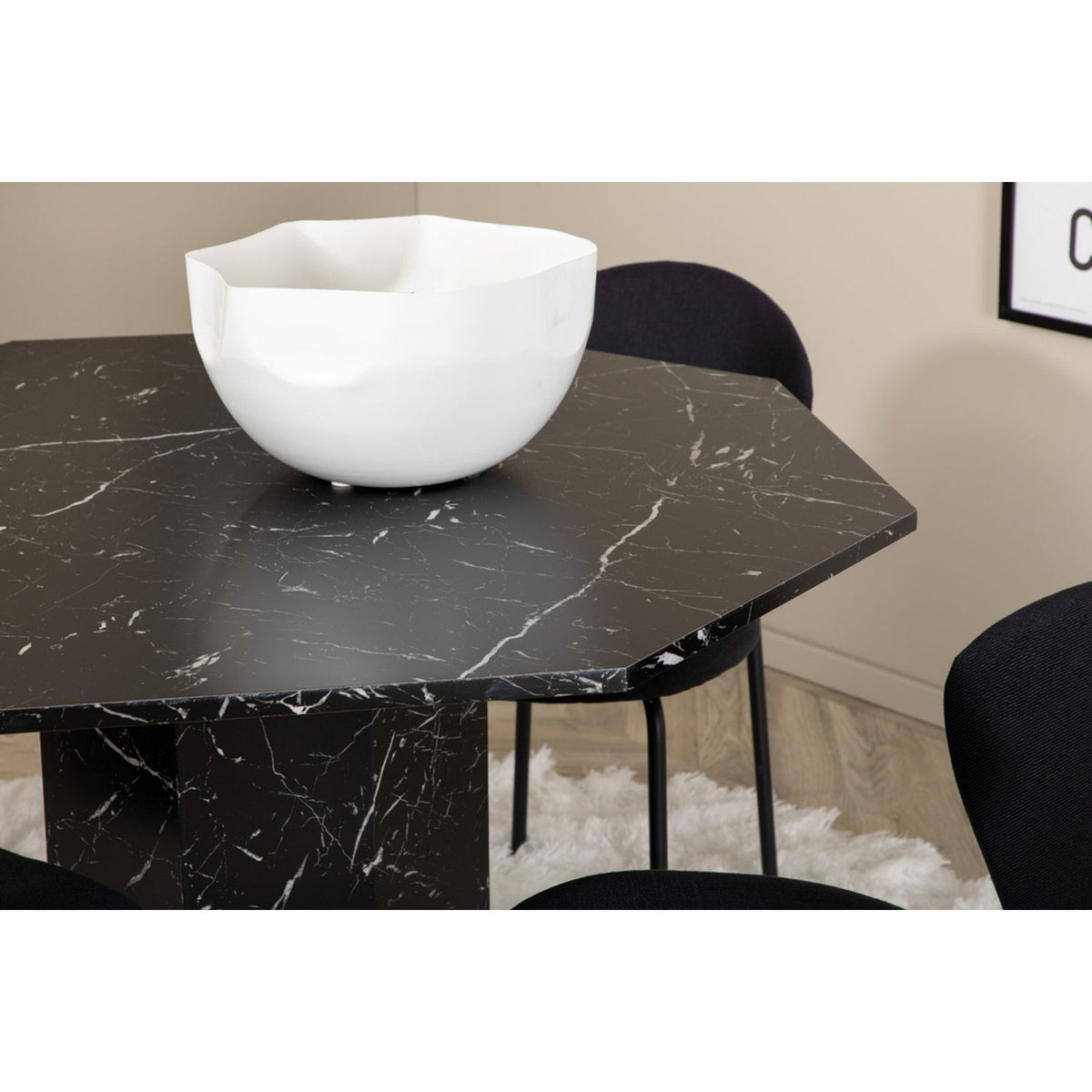 Marbs, Vault Rund matgrupp Svart, Svart, ⌀110