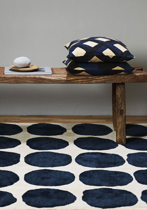 Dots Ullmatta Light Khaki/Blue Melange