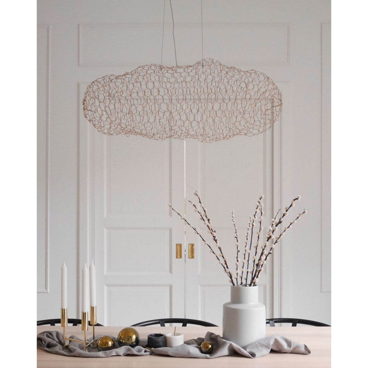 Hayden Taklampa 76 cm Guld