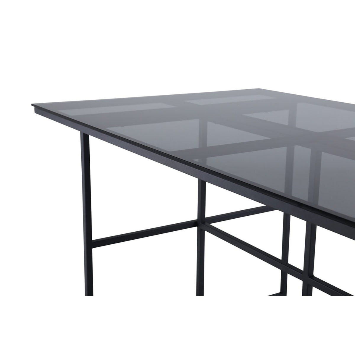 Leif Rektangulärt matbord Svart, 74 x 200 x 90