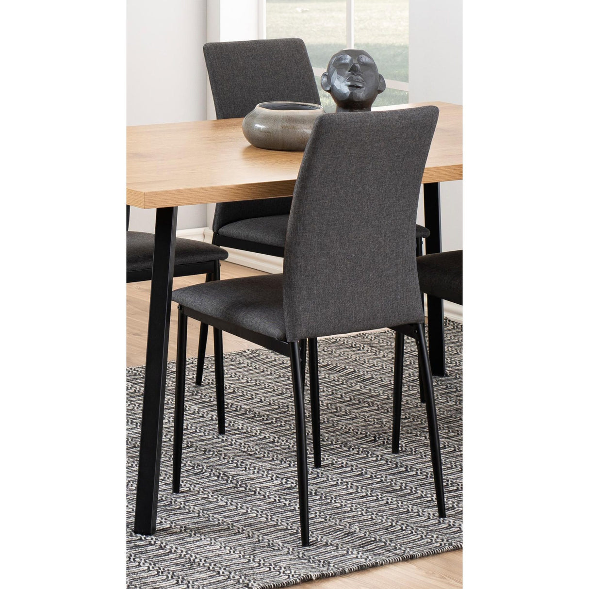 Denise Matstol Sawana tyg Grå