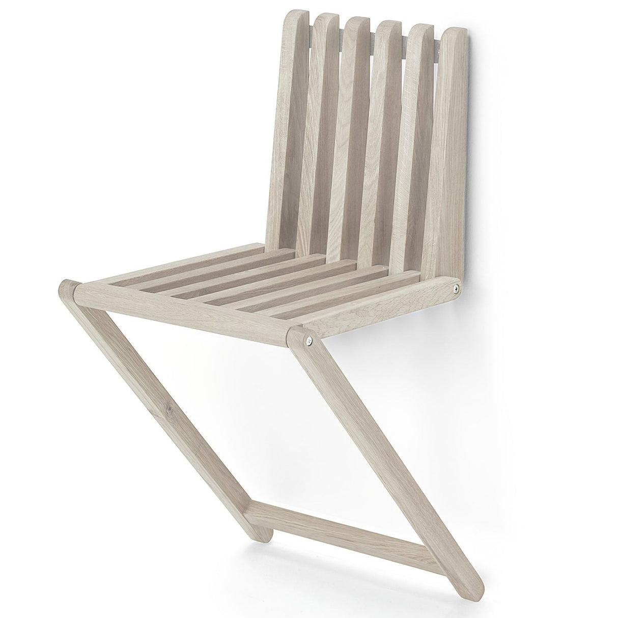 Zitti Fällbar Väggpall Vitoljad ek