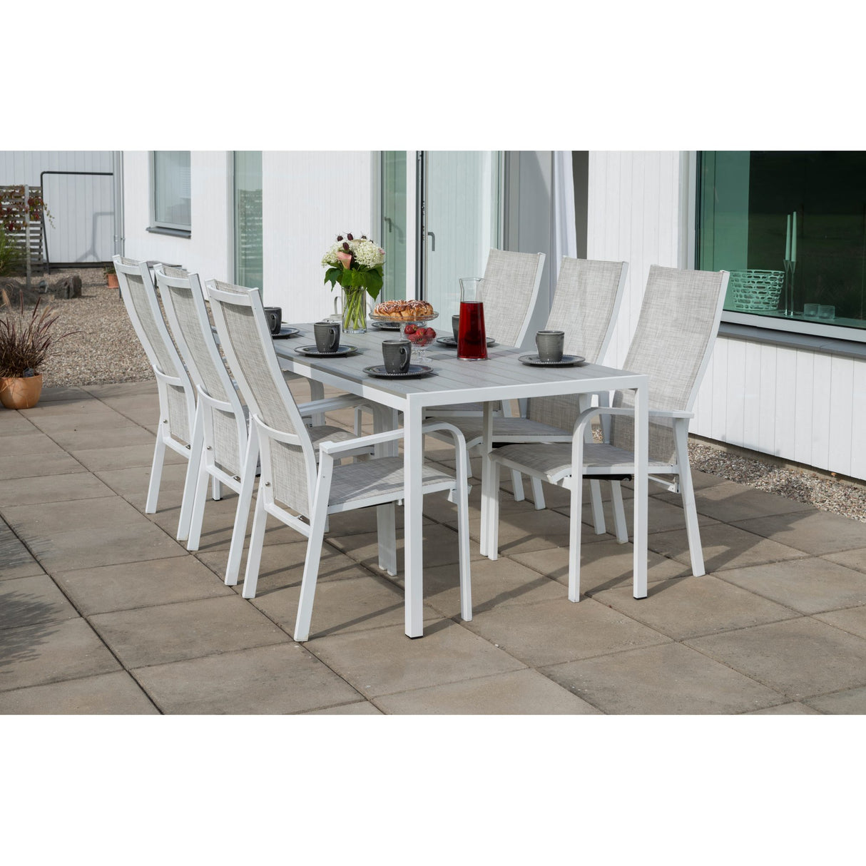 Hånger Positionsfåtölj Vit