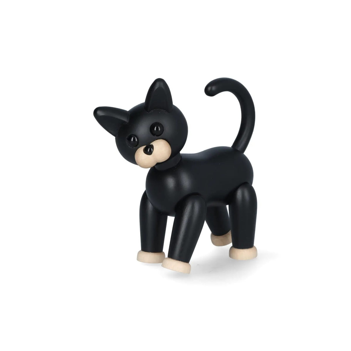 Sneaky Black Ed. Kattunge Dekoration 10 cm, Svart