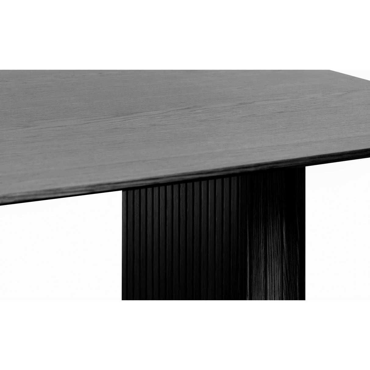 Accento 100x190 cm Oval Matbord Svart