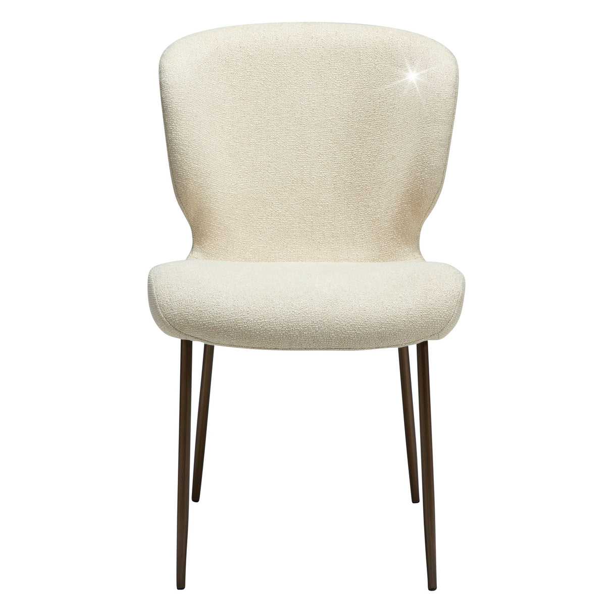 Glory Stol Frosted Almond, Antique Brass