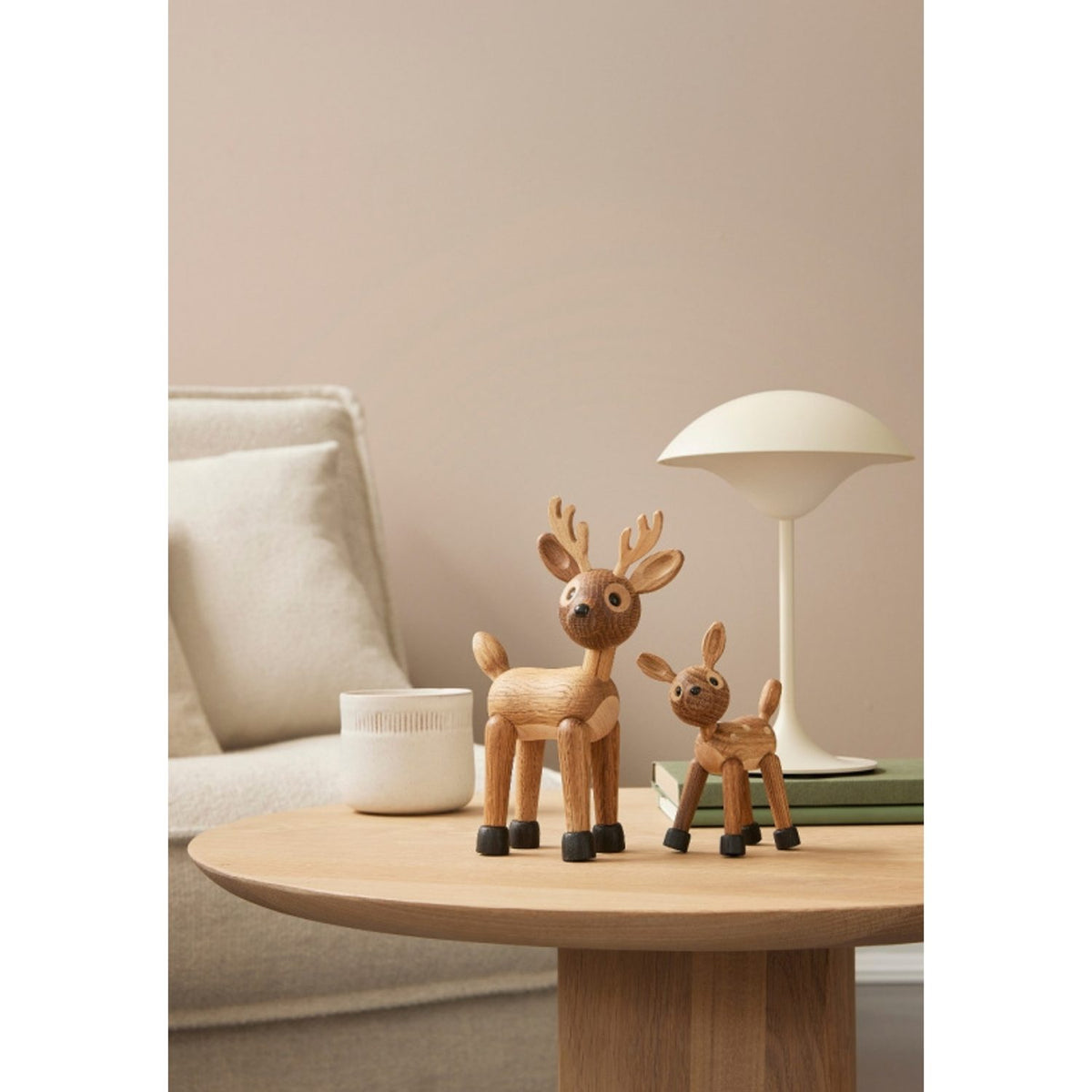 Spot Rådjur Baby Ek/Lönn Dekoration 12,7 cm