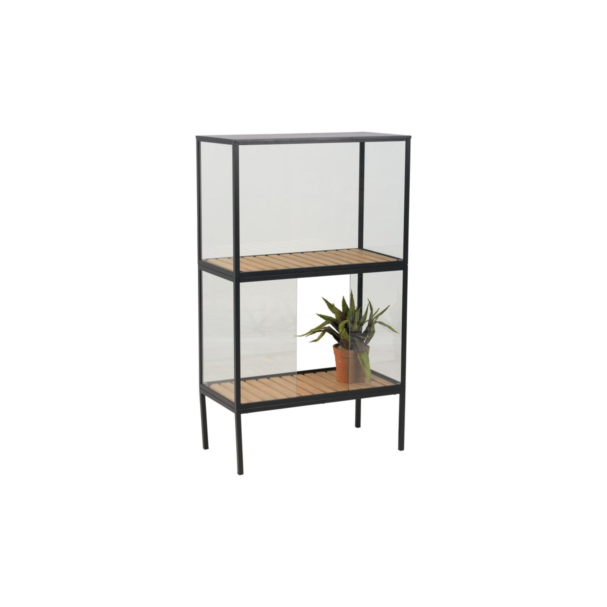 Grower Greens Växtskåp Svart 81x41x137 cm