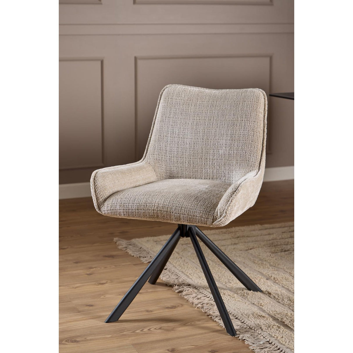 Maestro Matstol Juto tyg Beige