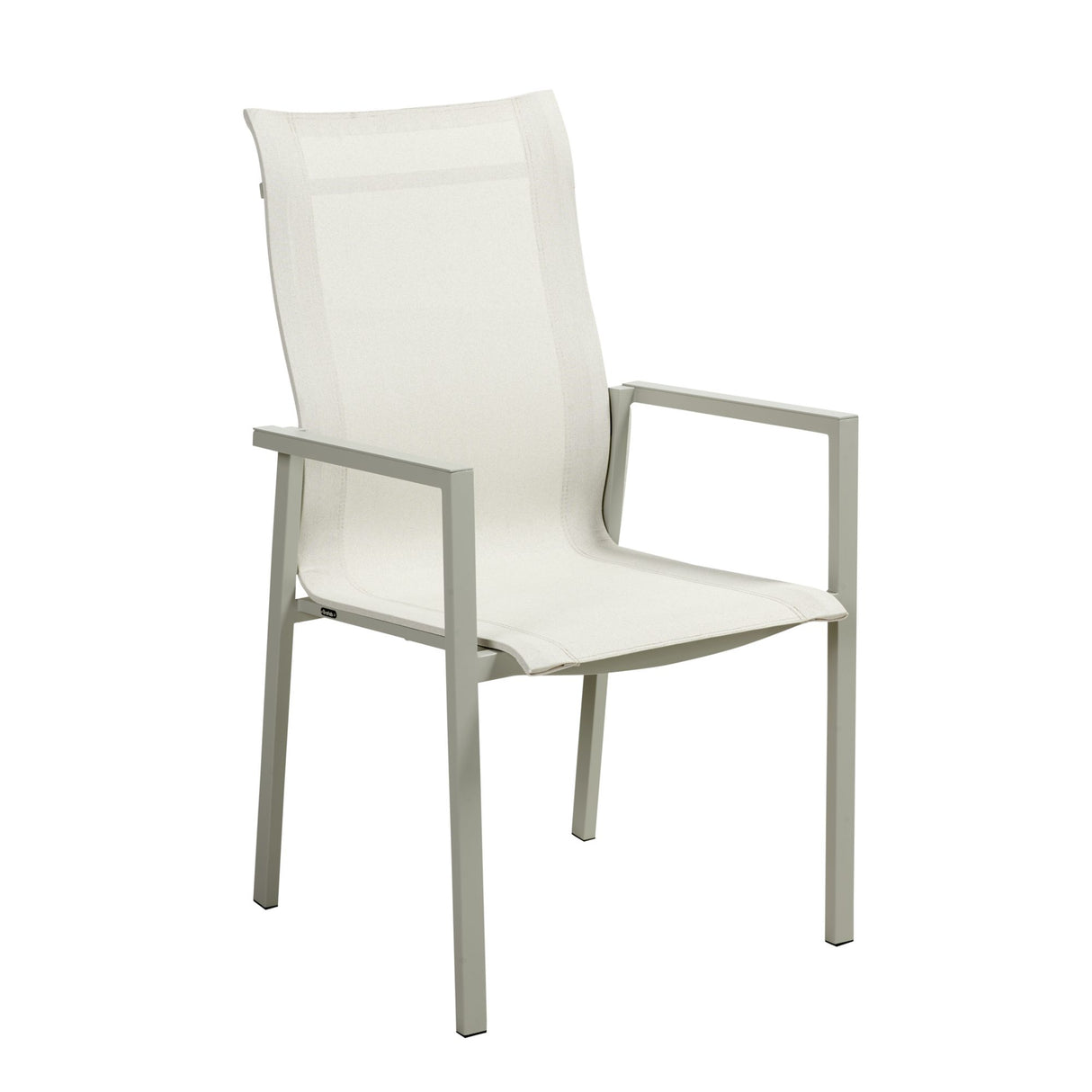 Comfy Karmstol Light Grey/Off-White