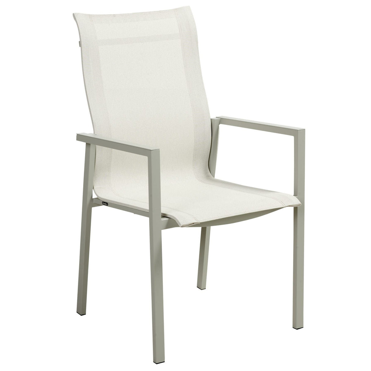 Comfy Karmstol Light Grey/Off-White