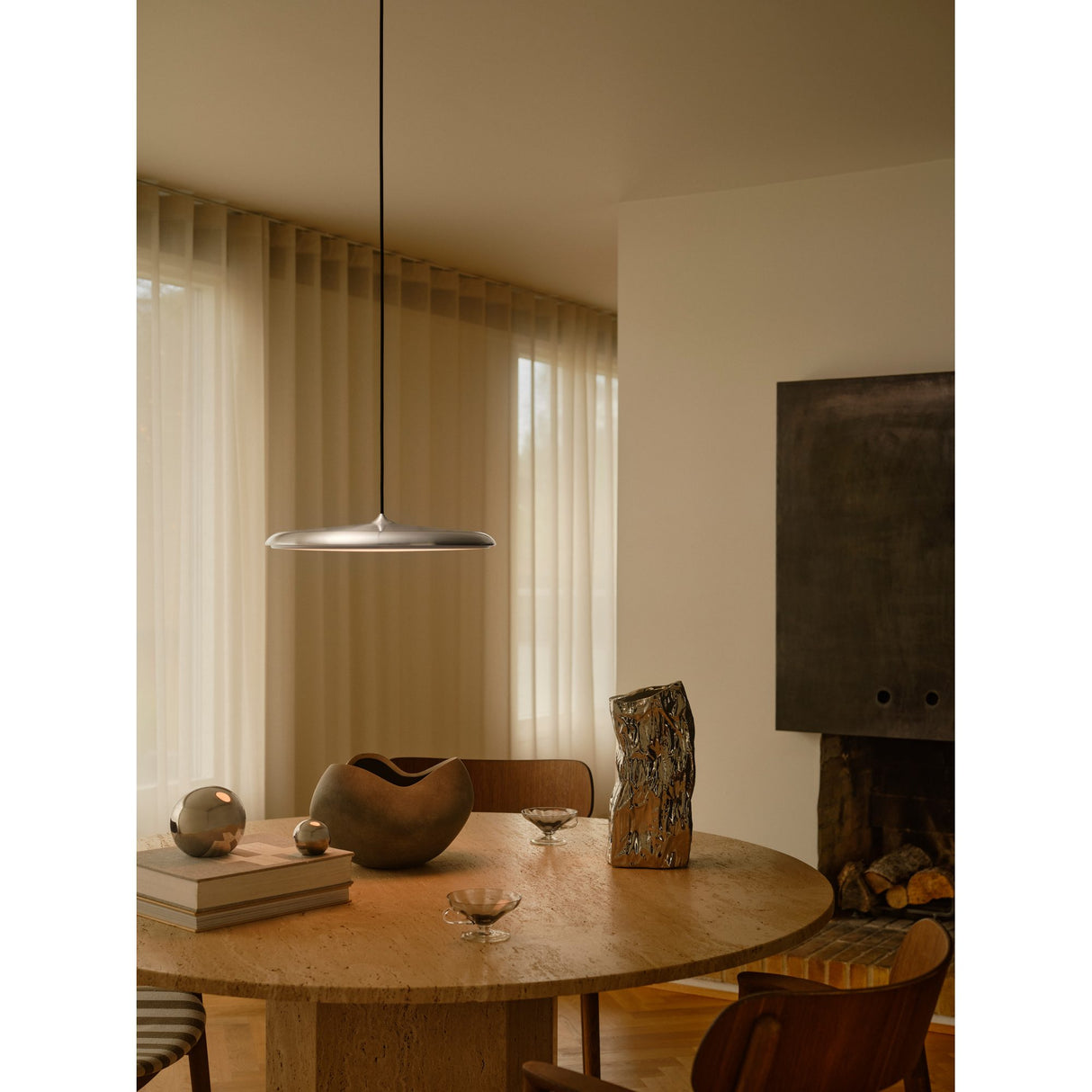 Artist Taklampa Rostfritt Stål, 40 cm