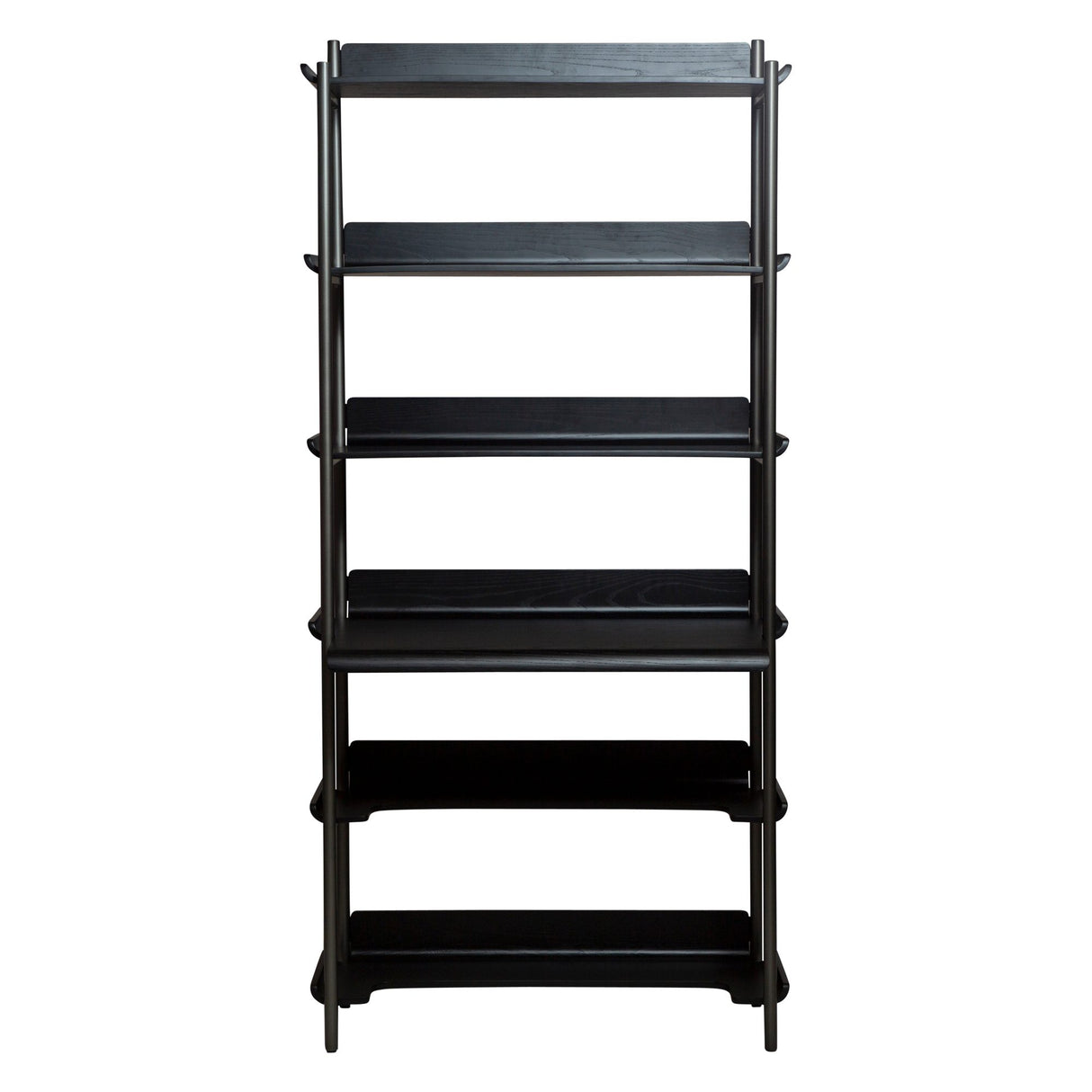 Friyay set om 6 med skrivbord Hylla Black Ash