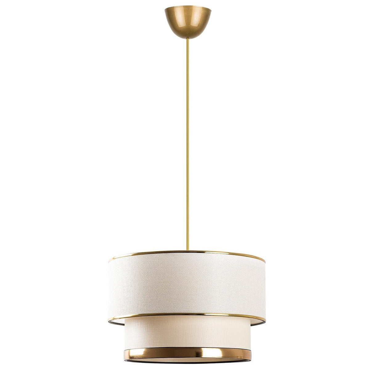 Cake Taklampa Creme Guld