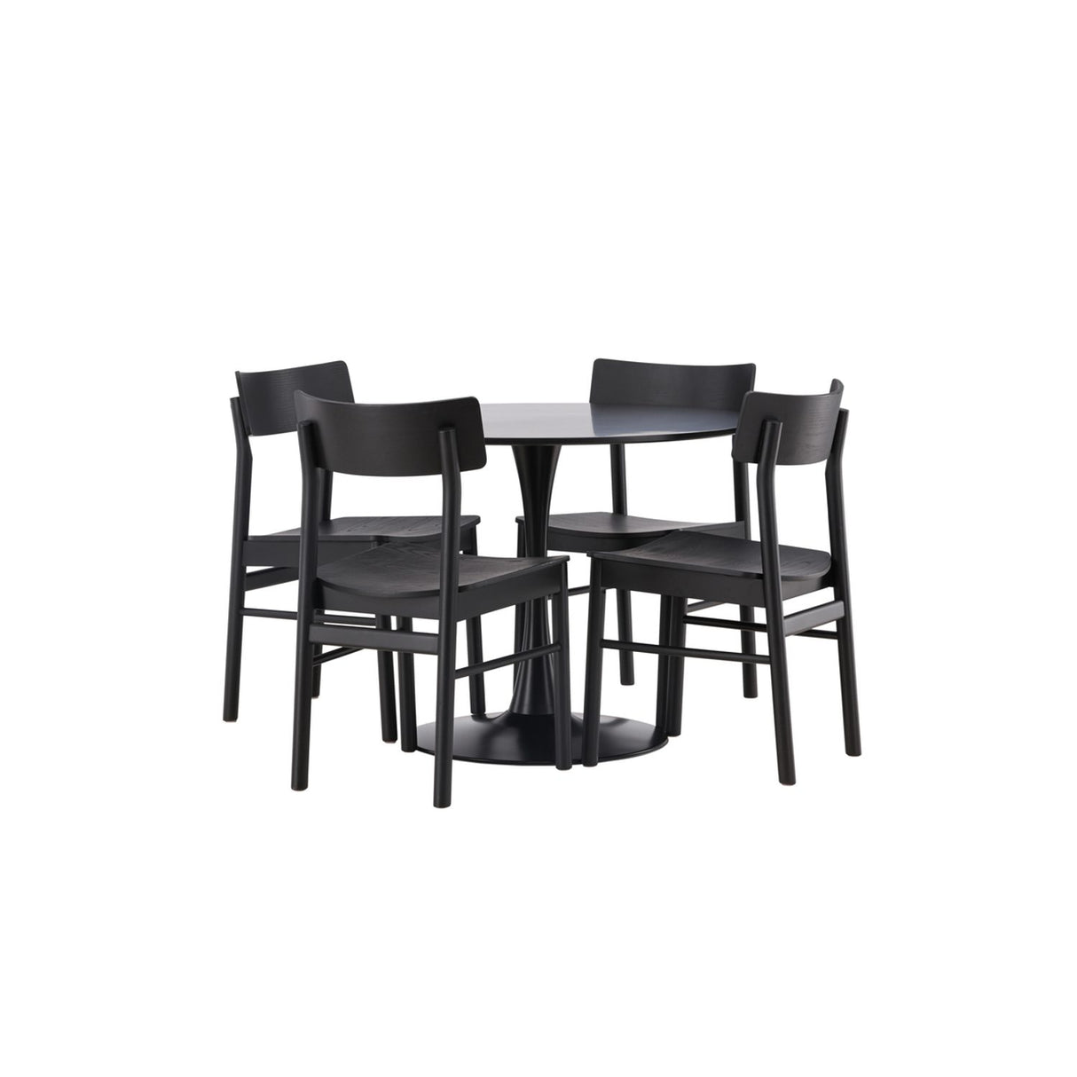 Glade, Montros Rund matgrupp Svart, Svart, ⌀100