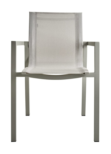 Delia Karmstol Light Grey/Off-White