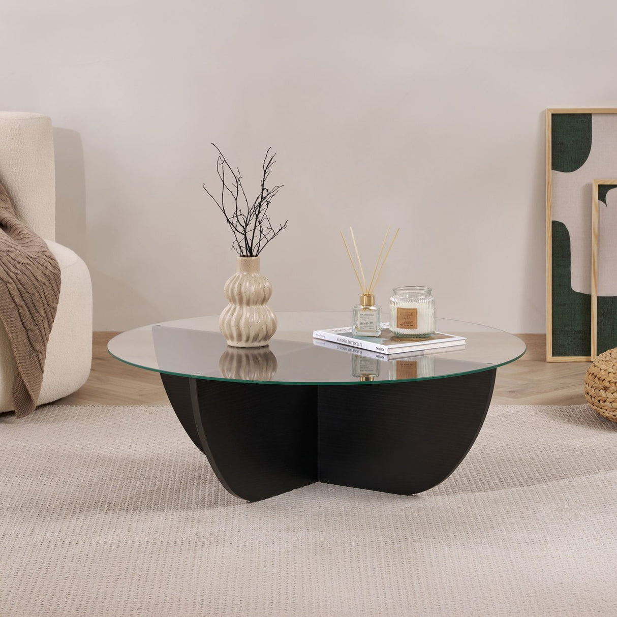Marcelo Soffbord Wood Black