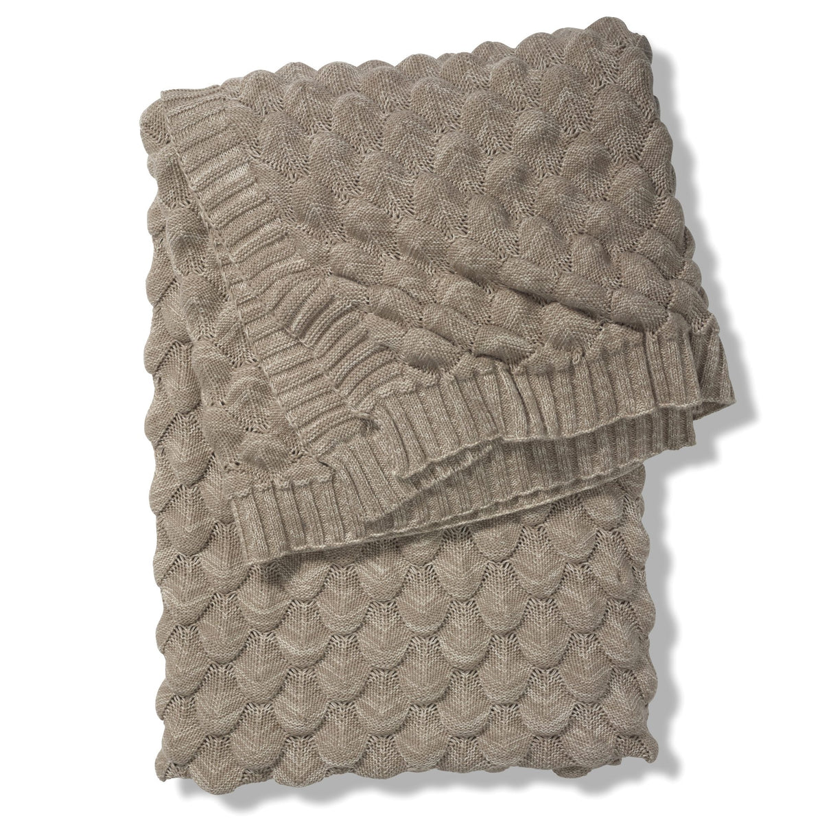 Gems 130x170 cm Pläd Simply Taupe