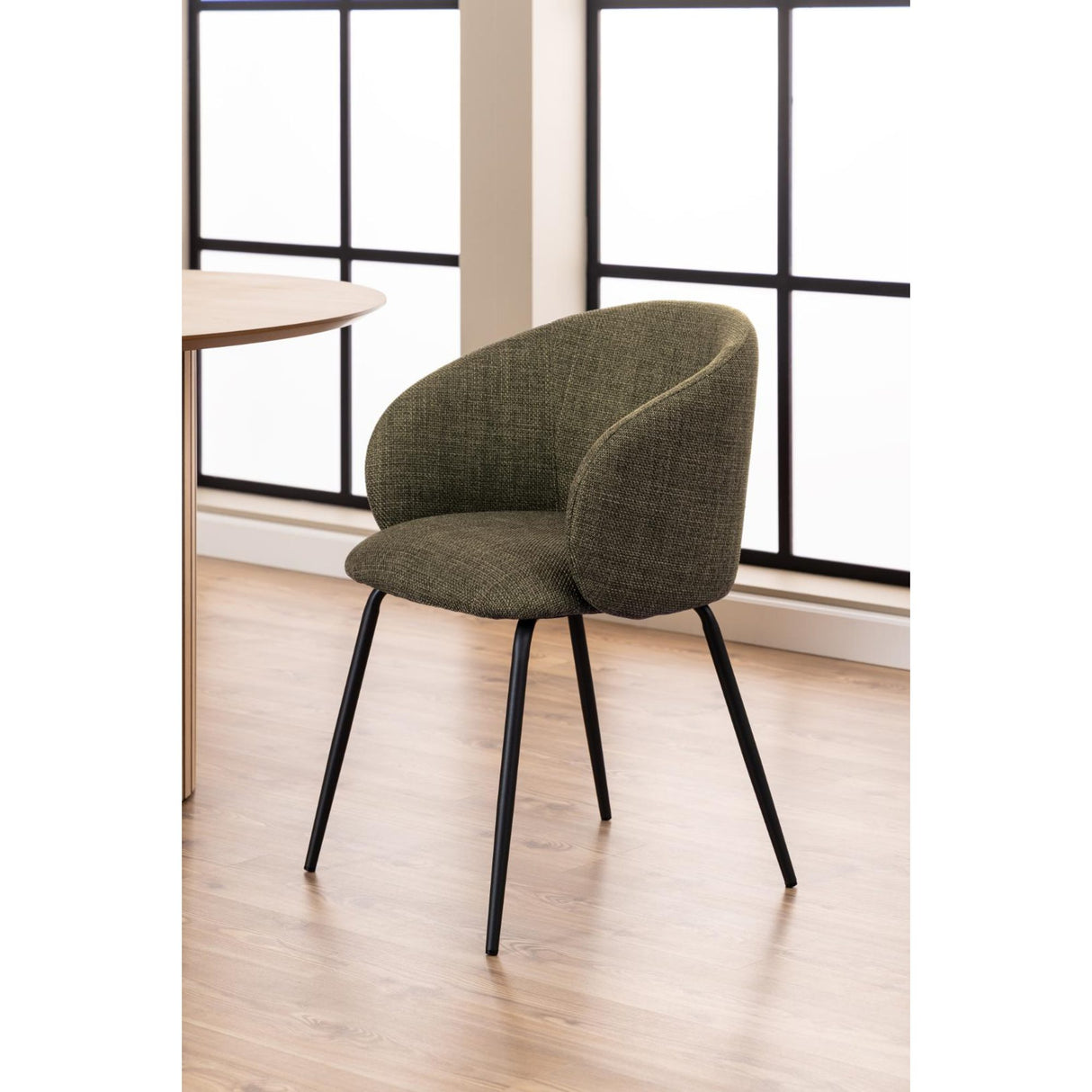 Chaumont Karmstol Basel tyg Grön