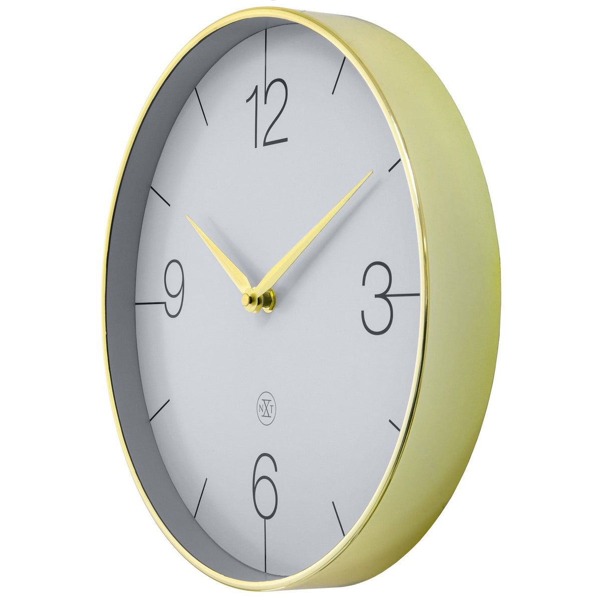 Finesse nxt 30,5 cm /grå Väggklocka Guld