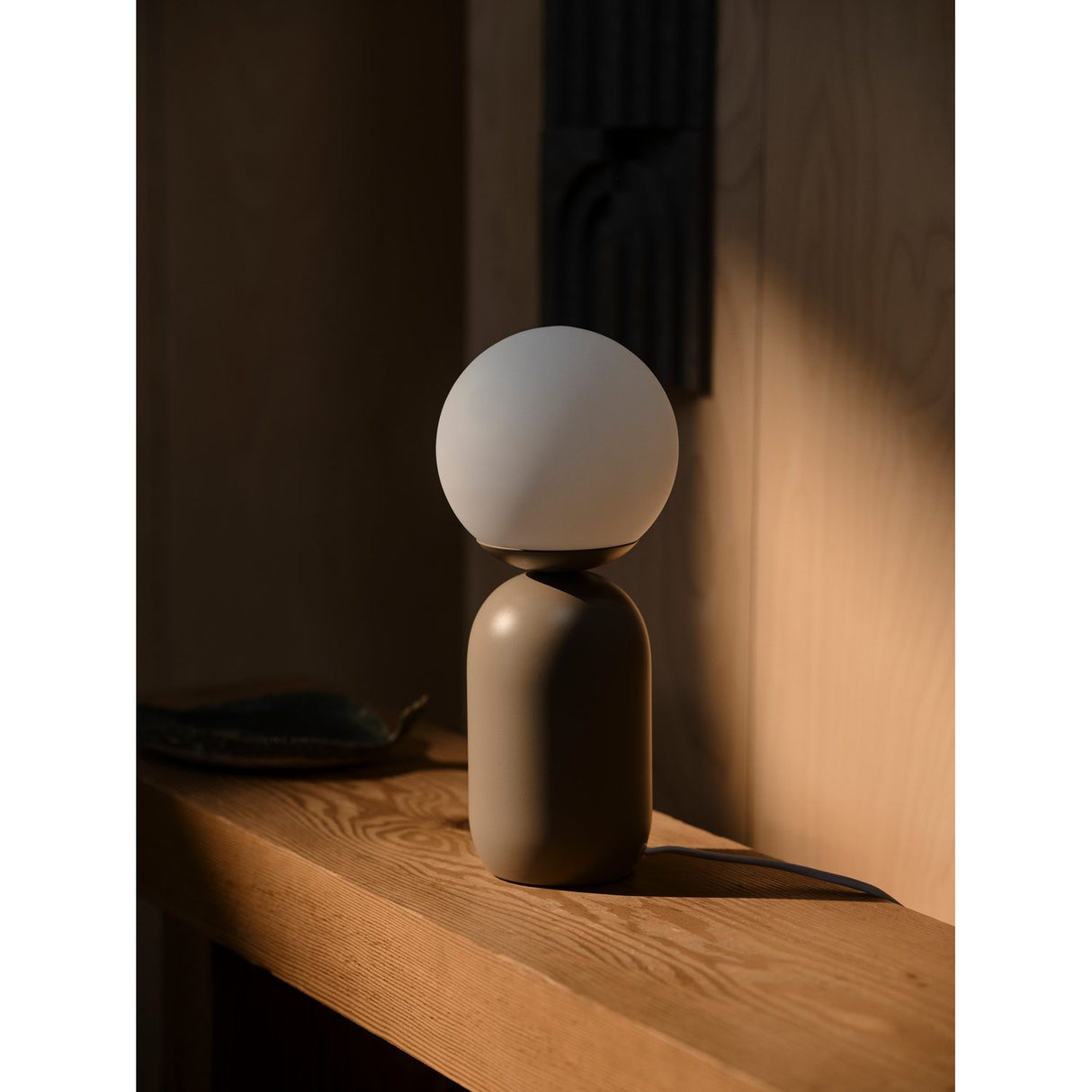 Notti Bordslampa Ljus brun