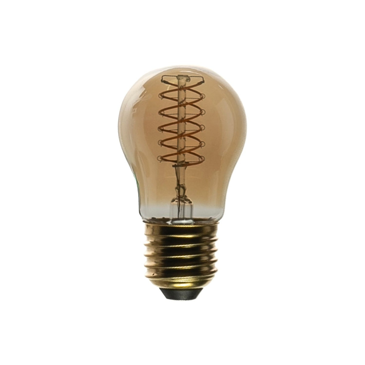 Glödlampa E27 SPIRAL-LED P45 Glödlampa Gul