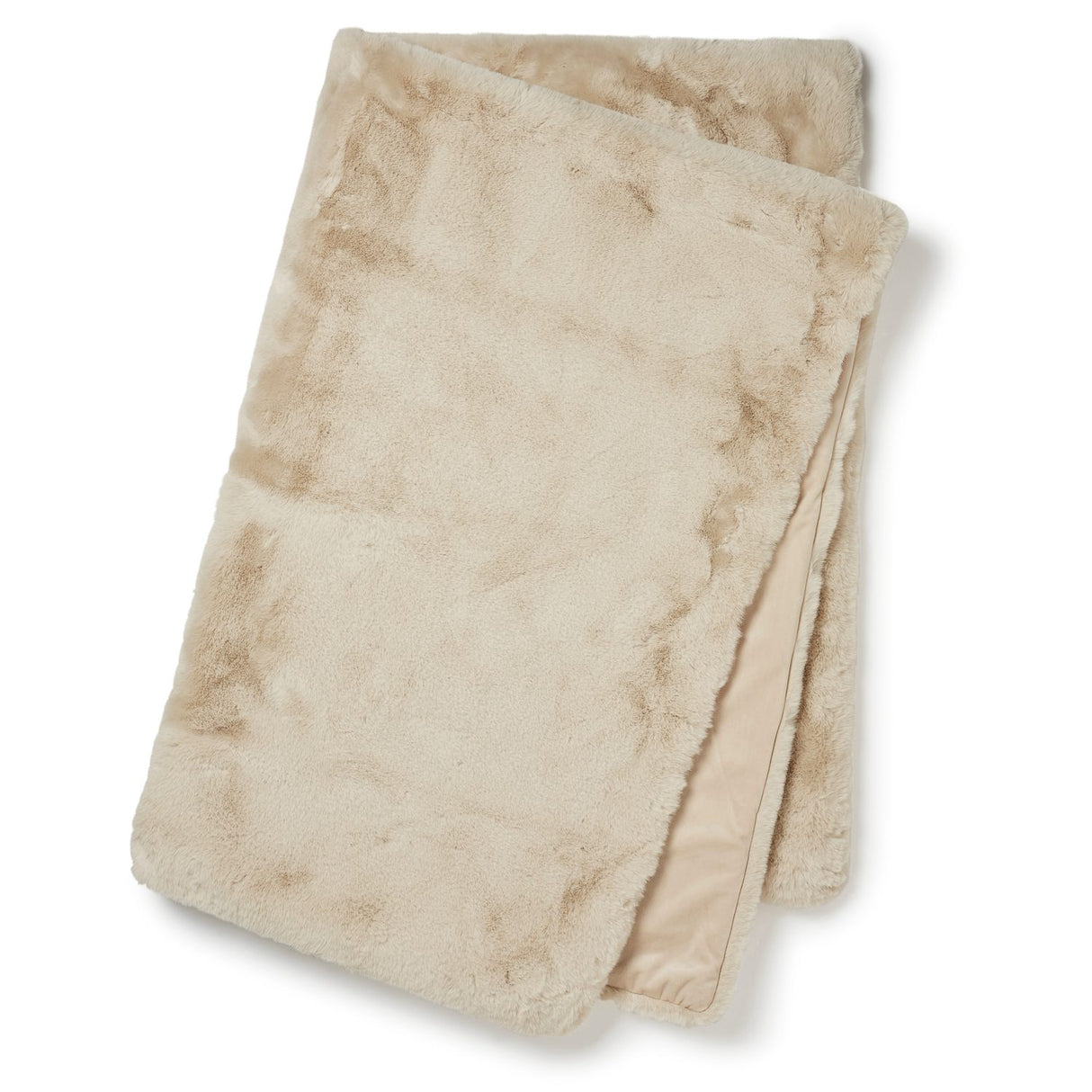 Fluffy Pläd Beige