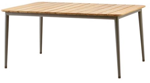 Core Bord 160x90cm Teak / Taupe