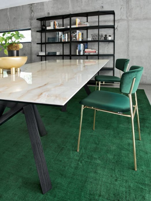 Fifties Stol Sammetstyg