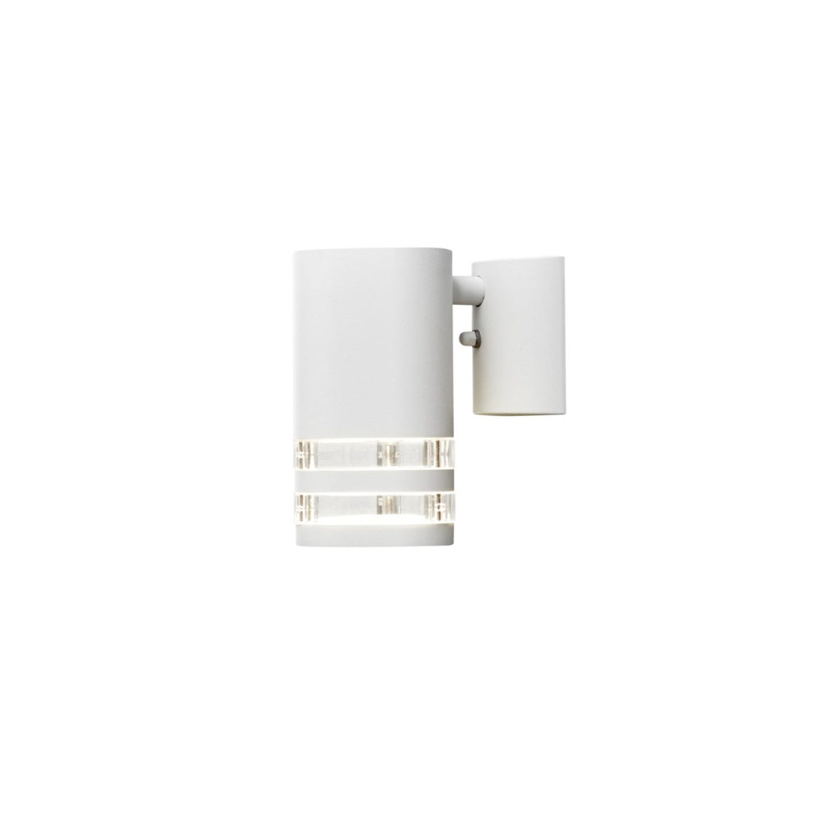 Modena GU10 Ned Transparent Vägglampa Ute Vit, 15.5 cm