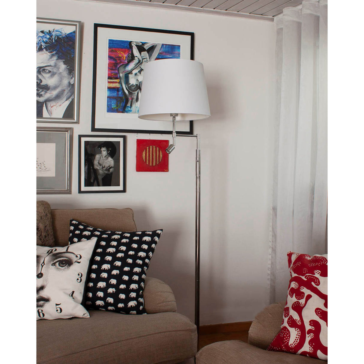 Orlando Golvlampa Vit