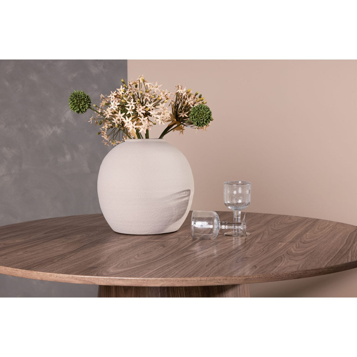 Lanzo Runt matbord Natur