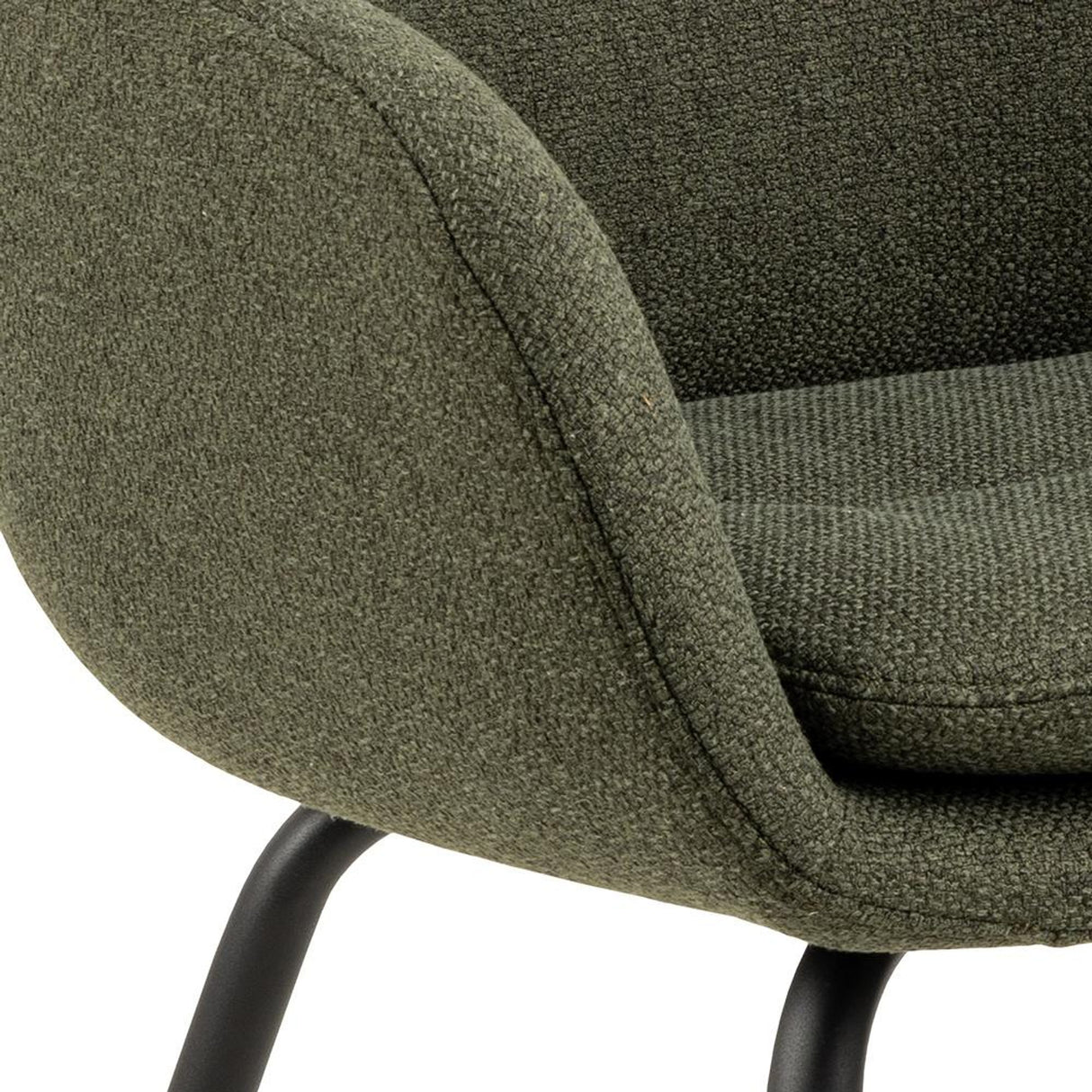 Charlize Karmstol Alea tyg Grön