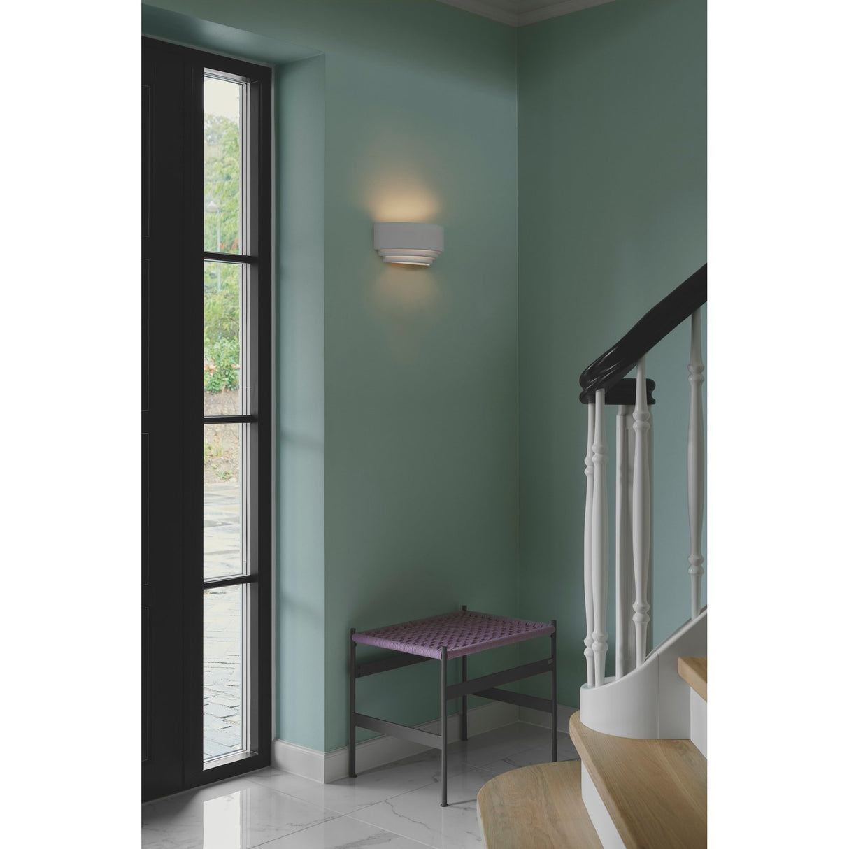 Lancio Oblong Vit Vägglampa