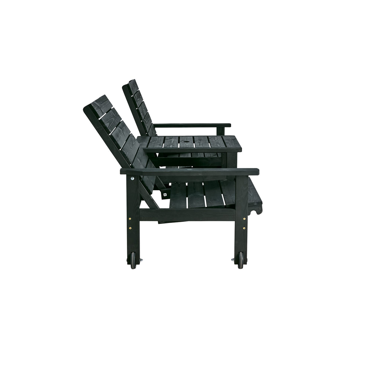 Du & Ja 2-sits Utesoffa Svart