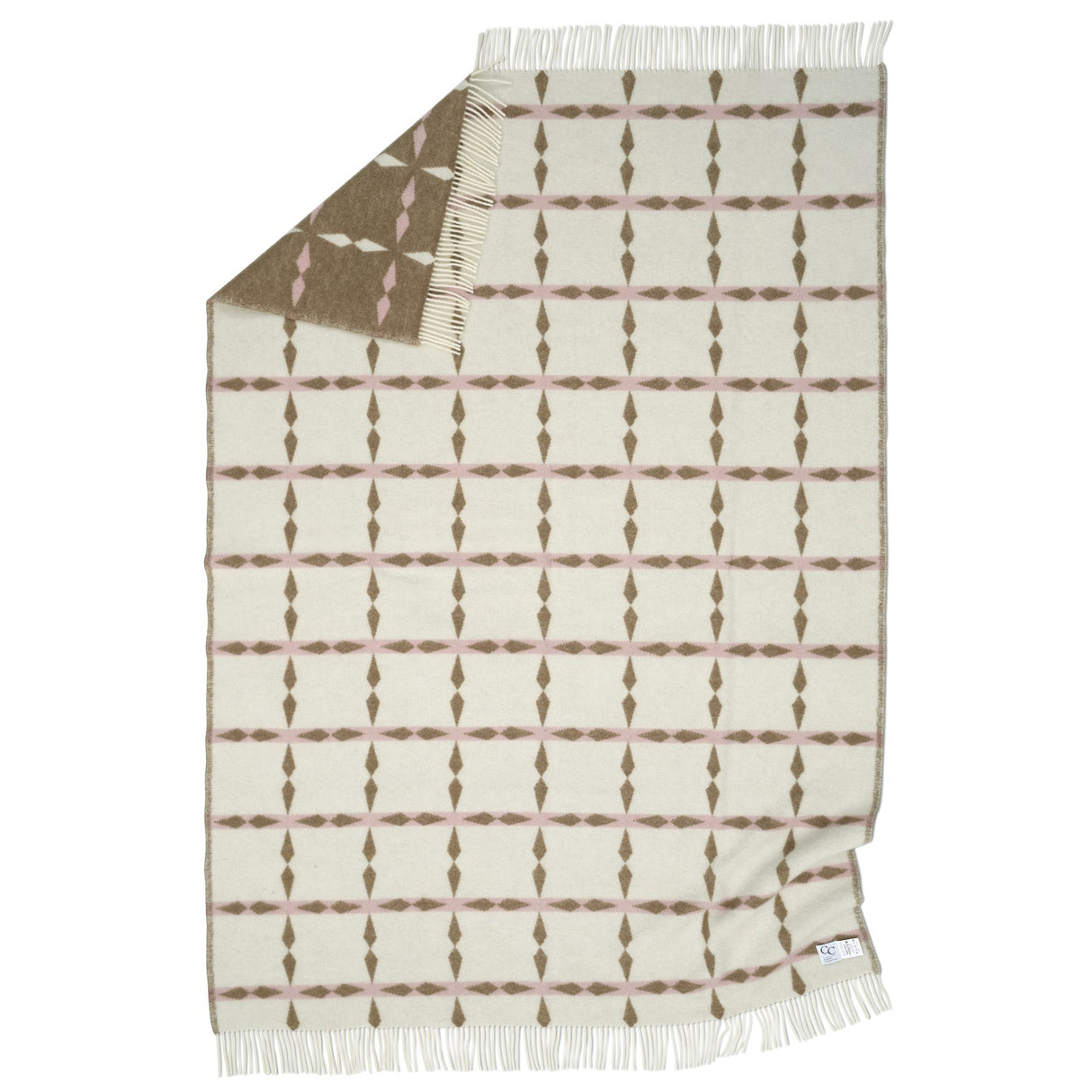 Tile 130x180 cm Pläd Rosa