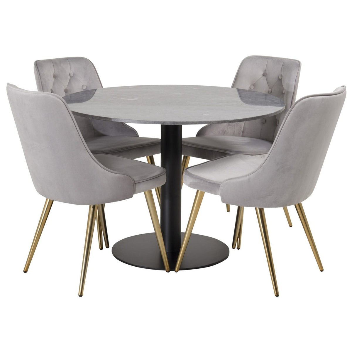 Estelle, Velvet Deluxe Rund matgrupp