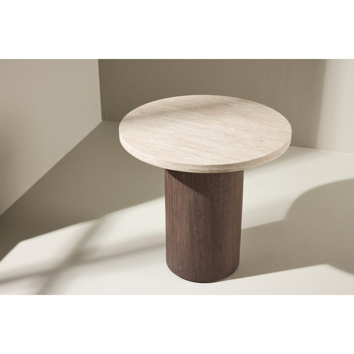 Megg Soffbord Beige, ⌀50